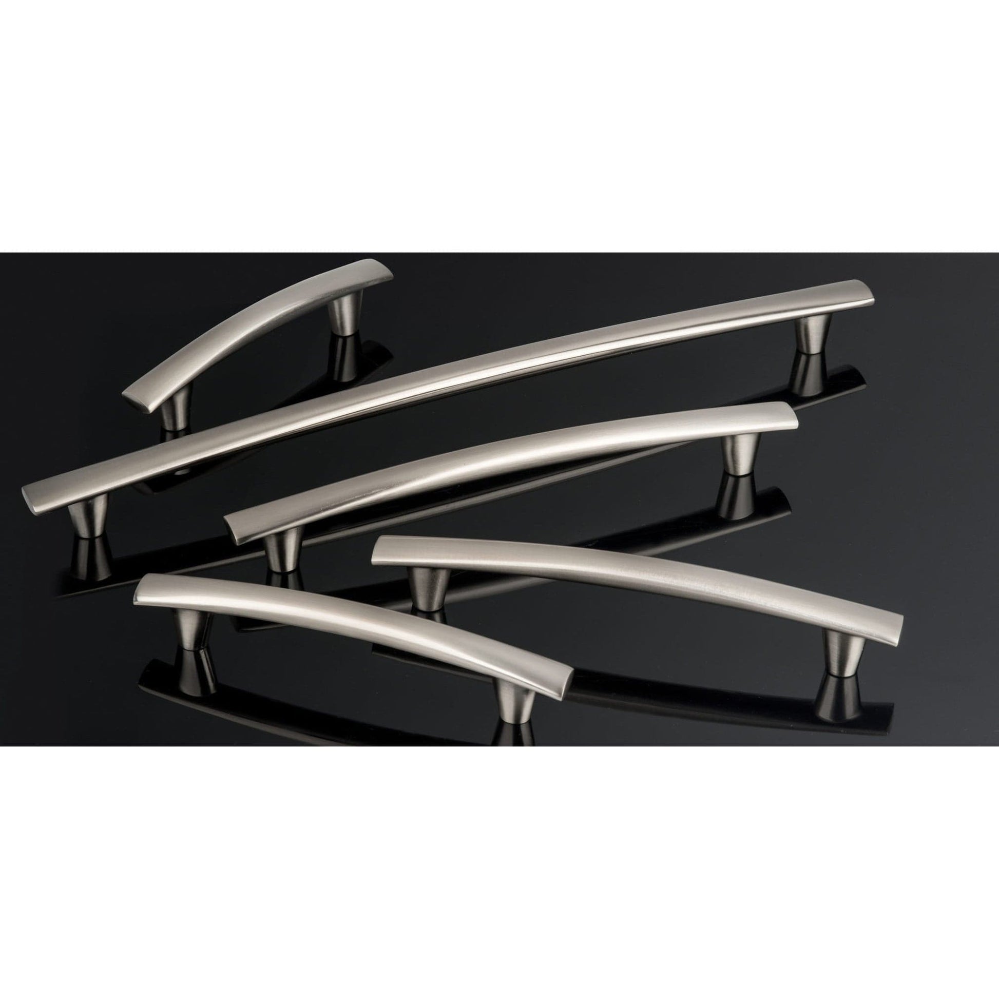 Contemporary Pull, 12-5/8" Center-to-Center, Brushed Nickel alt 0