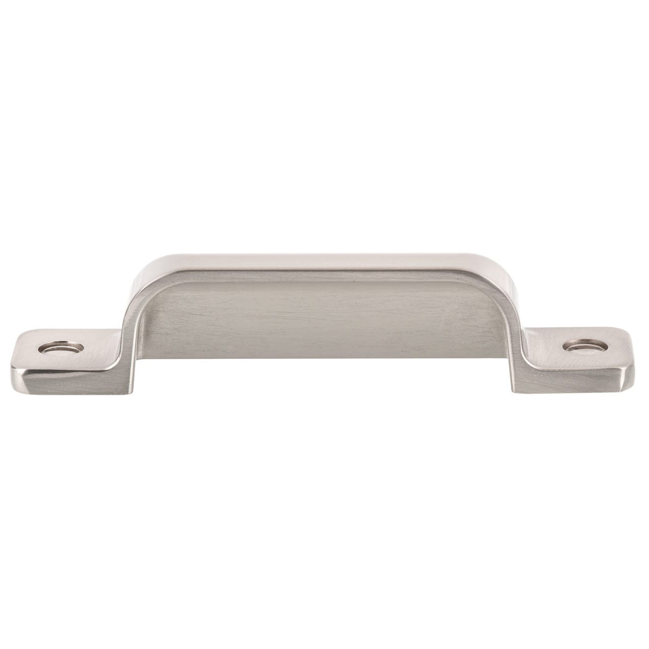 Transitional Cup Pull, 3-3/4" Center-to-Center, Brushed Nickel alt 0