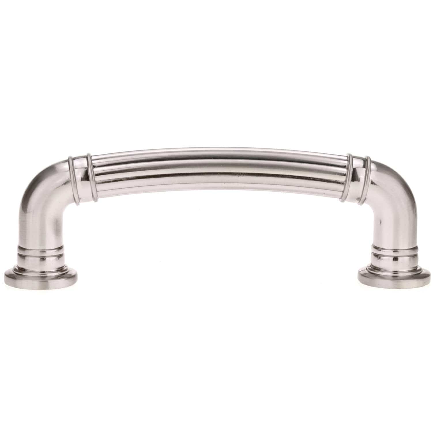 Traditional Pull, 5-1/16" Center-to-Center, Brushed Nickel alt 0