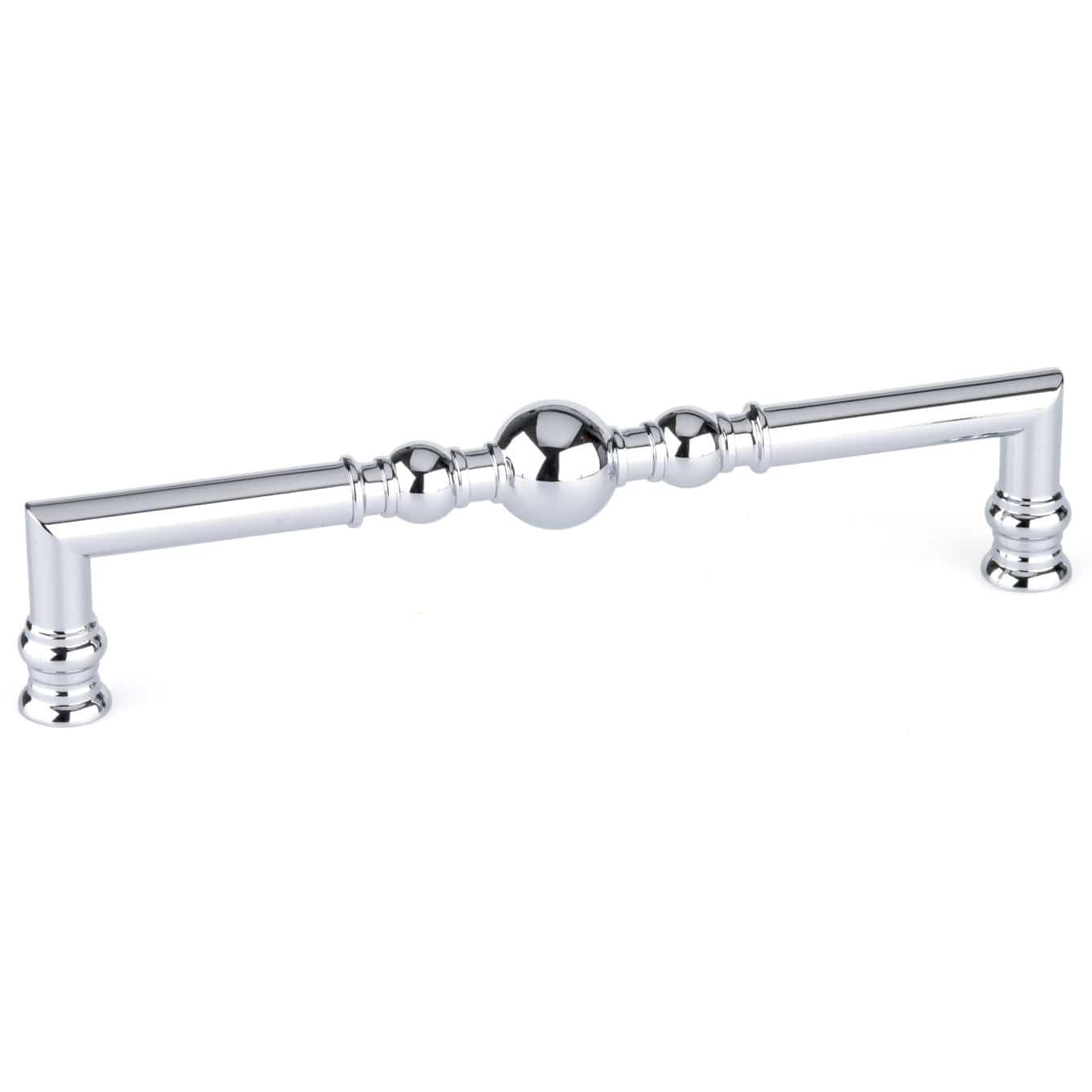 Traditional Pull, 7-9/16" Center-to-Center, Chrome alt 0