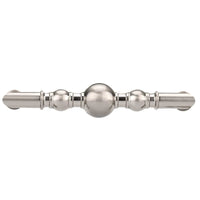 Traditional Pull, 3-3/4" Center-to-Center, Brushed Nickel alt 0