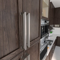 Transitional Pull, 12-5/8" Center-to-Center, Brushed Nickel alt 0