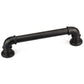 Eclectic Barn Door Pull, 8-13/16" Center-to-Center, Matte Black alt 0