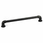 Eclectic Barn Door Pull, 15-1/8" Center-to-Center, Matte Black alt 0
