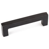 Traditional Barn Door Pull, 5-1/16" Center-to-Center, Matte Black alt 0