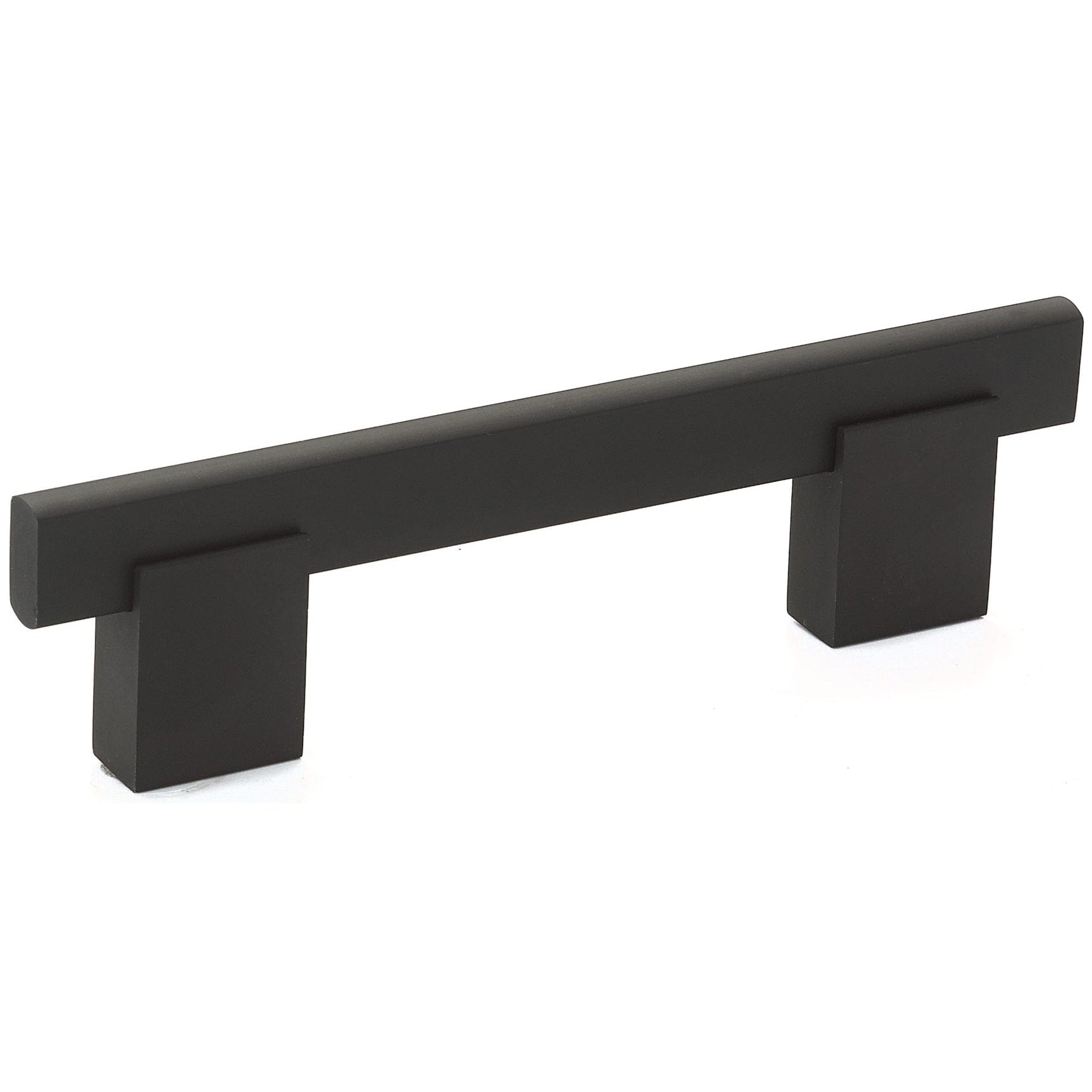 Contemporary Pull, 3-3/4" Center-to-Center, Matte Black alt 0