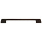 Contemporary Pull, 10-1/8" Center-to-Center, Brushed Oil-Rubbed Bronze alt 0