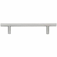 Contemporary Pull, 5-1/16" Center-to-Center, Stainless Steel alt 0