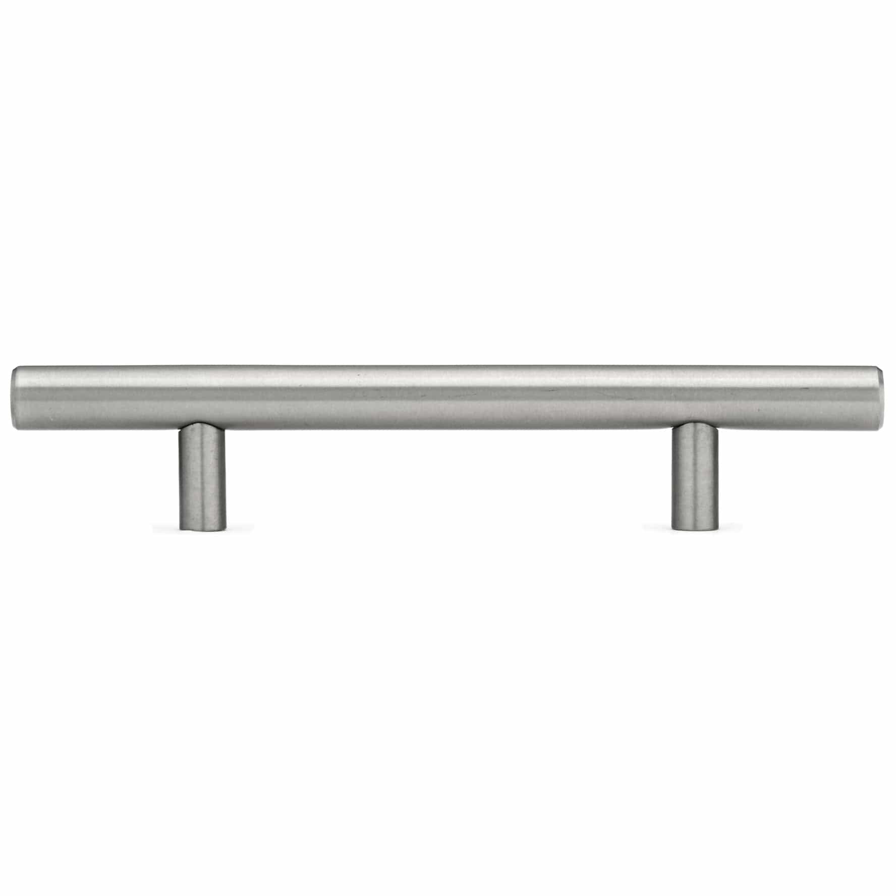 Contemporary Pull, 4-1/8" Center-to-Center, Stainless Steel, Antibacterial alt 0