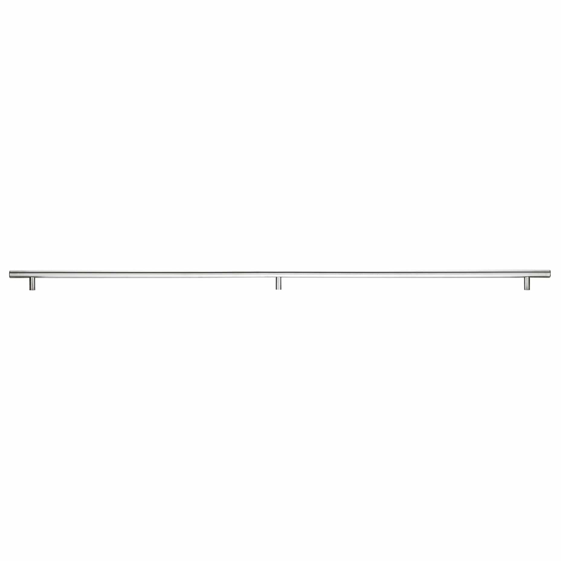 Contemporary Pull, 34-1/8" Center-to-Center, Brushed Stainless Steel alt 0