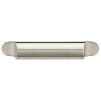 Contemporary Pull, 3-3/4" Center-to-Center, Brushed Nickel alt 0