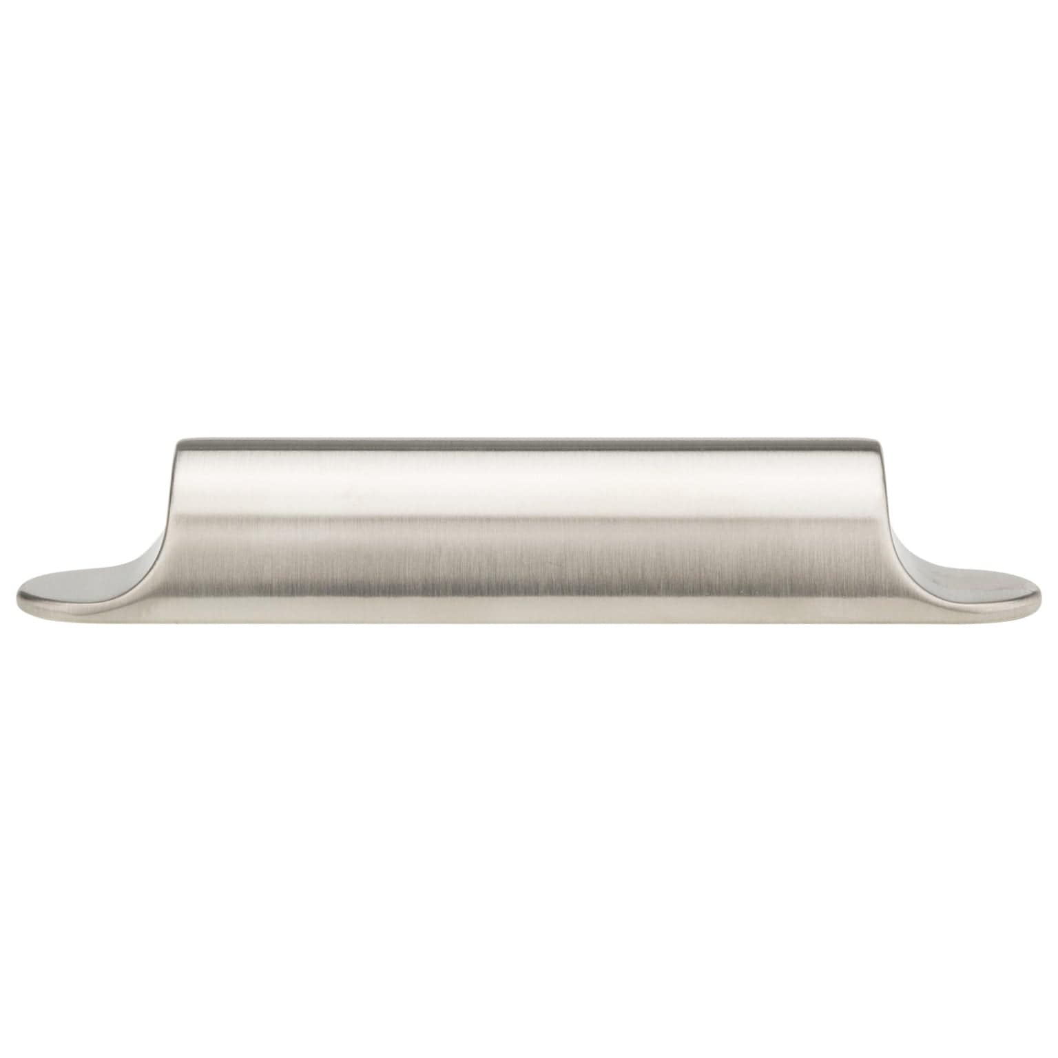Contemporary Pull, 3-3/4" Center-to-Center, Brushed Nickel alt 0
