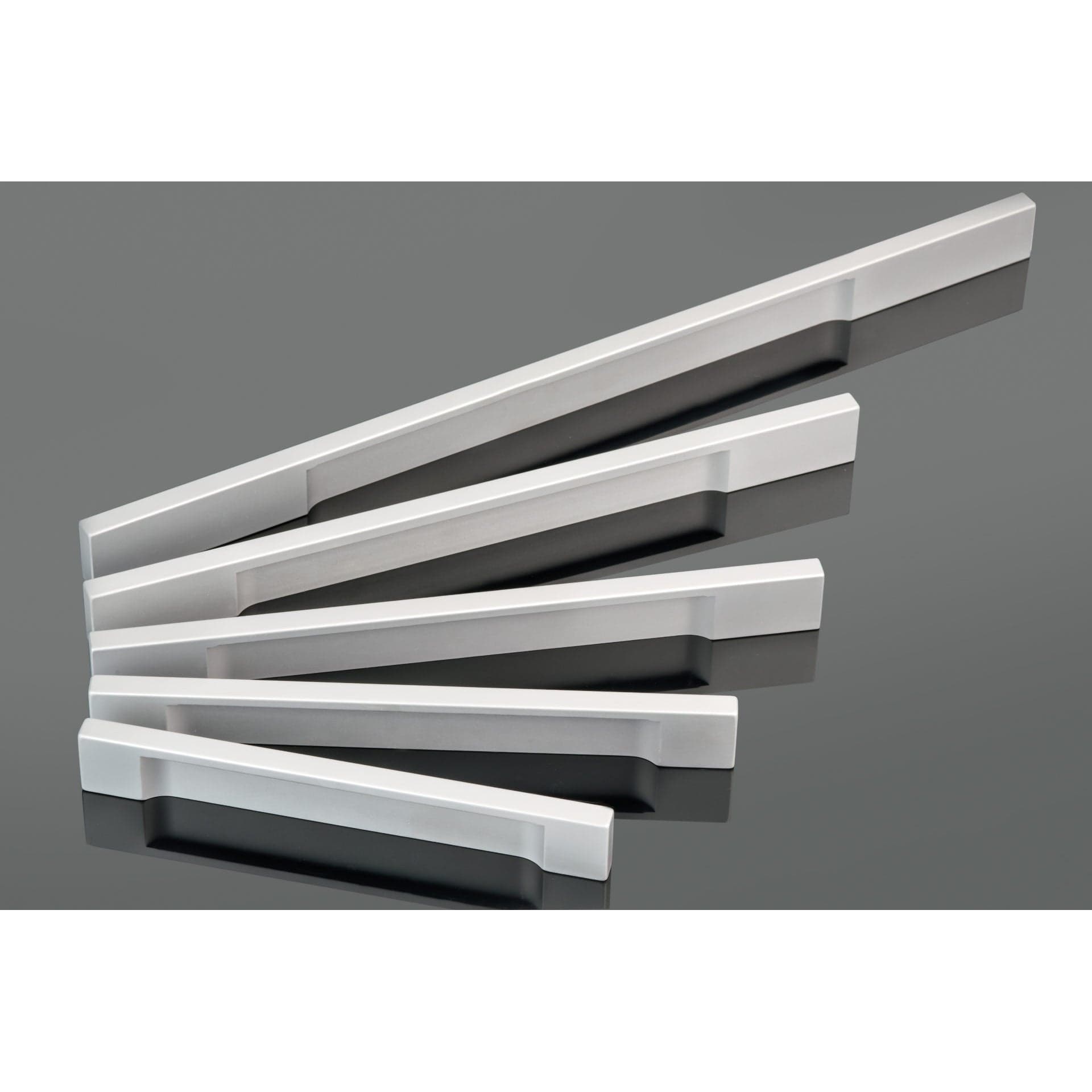 Contemporary Pull, 6-5/16" Center-to-Center, Stainless Steel alt 0