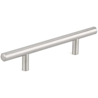 Contemporary Pull, 3-3/4" Center-to-Center, Stainless Steel alt 0