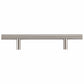 Contemporary Pull, 4-1/4" Center-to-Center, Brushed Nickel alt 0