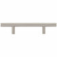 Contemporary Pull, 3-3/4" Center-to-Center, Brushed Nickel alt 0