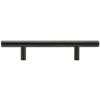 Contemporary Pull, 3-3/4" Center-to-Center, Matte Black alt 0