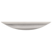 Contemporary Cup Pull, 3-3/4" Center-to-Center, Brushed Nickel alt 0
