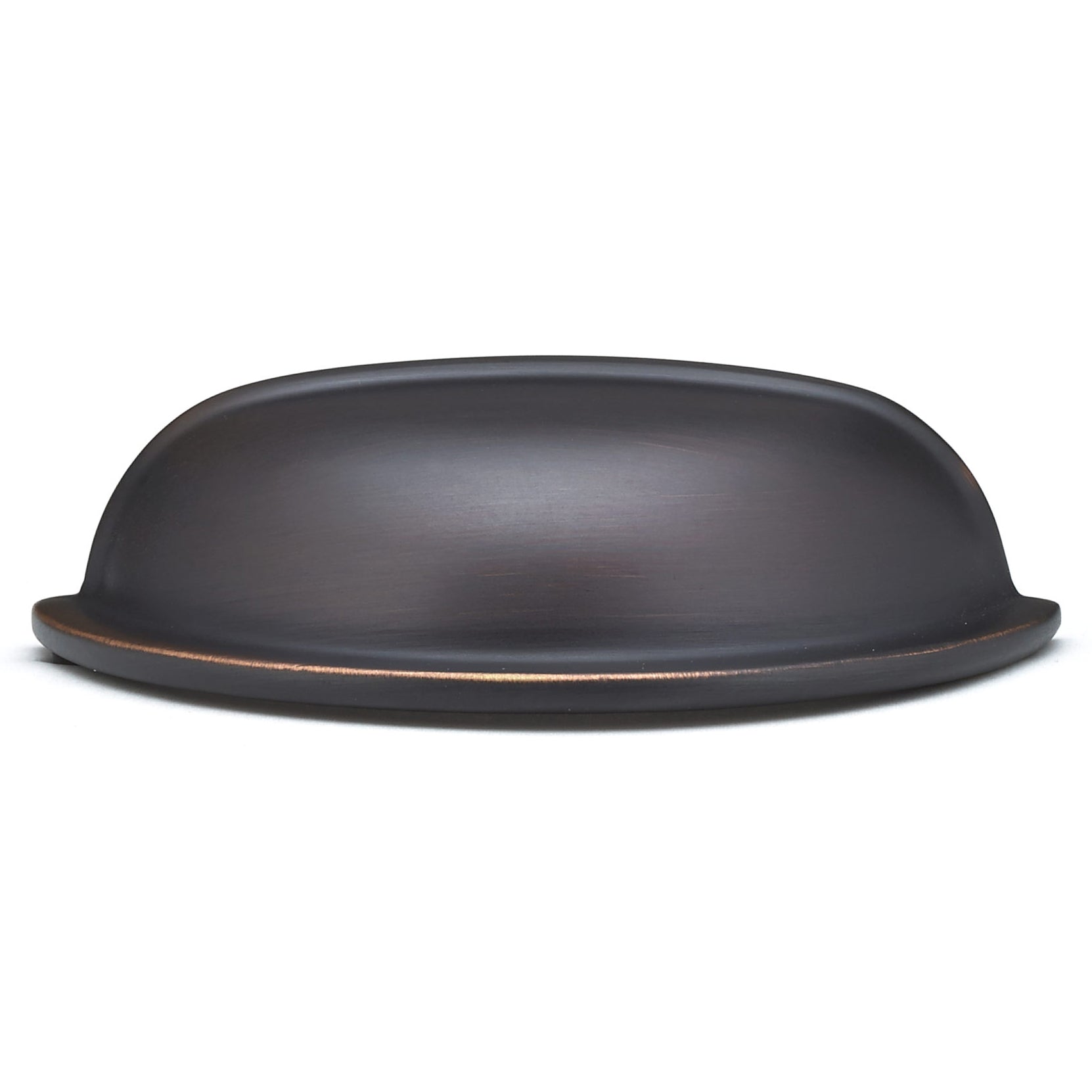 Traditional Cup Pull, 3" Center-to-Center, Brushed Oil-Rubbed Bronze alt 0