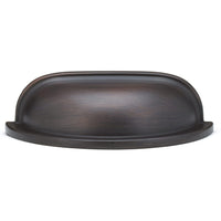 Traditional Cup Pull, 3" Center-to-Center, Brushed Oil-Rubbed Bronze alt 0