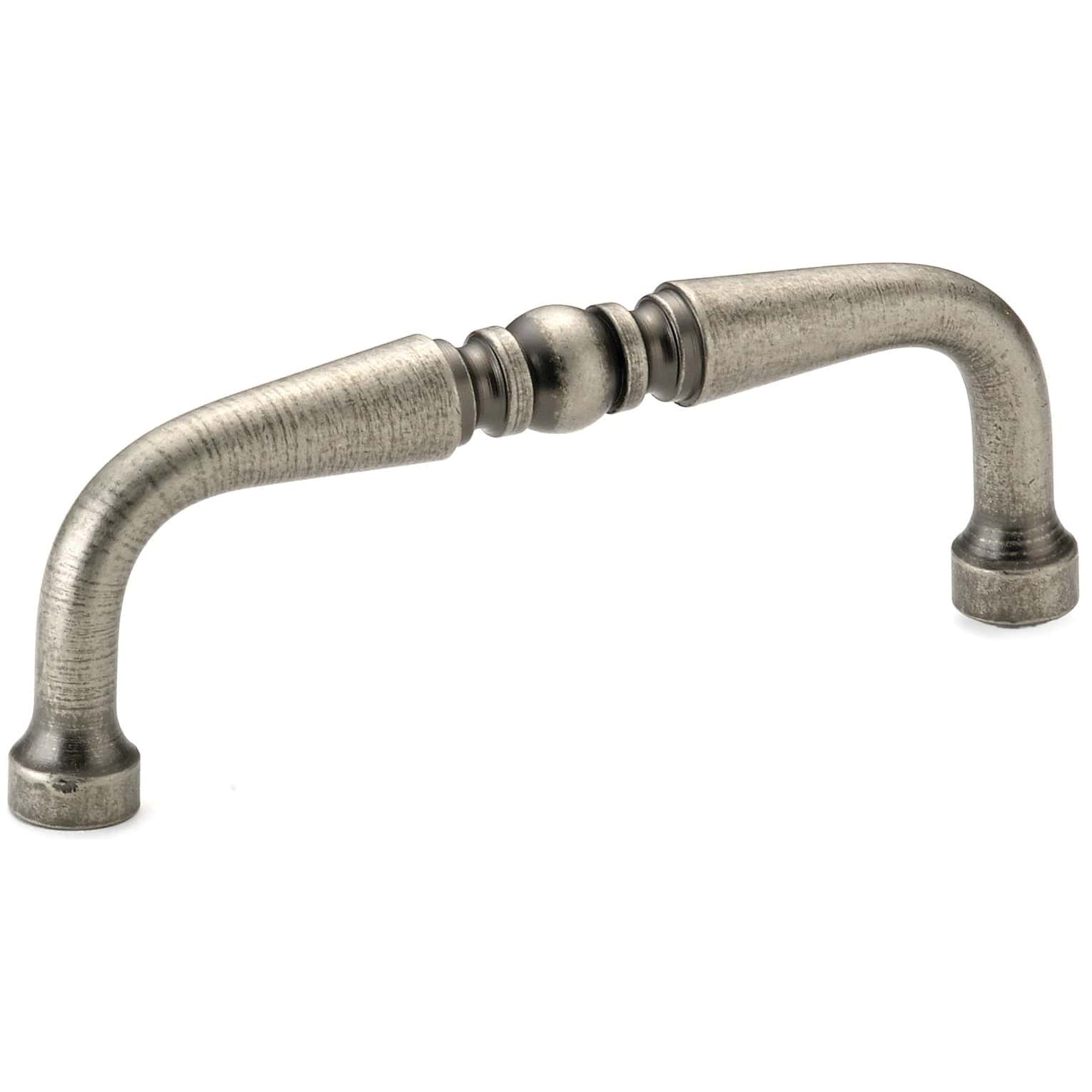 Traditional Pull, 3" Center-to-Center, Pewter alt 0