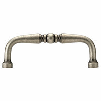 Traditional Pull, 3" Center-to-Center, Pewter alt 0