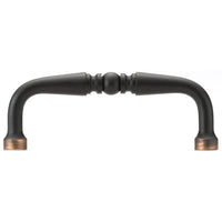Traditional Pull, 3" Center-to-Center, Brushed Oil-Rubbed Bronze alt 0