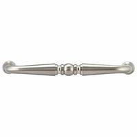 Traditional Pull, 3-1/2" Center-to-Center, Brushed Nickel alt 0