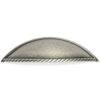 Traditional Pull, 3-3/4" Center-to-Center, Pewter alt 0