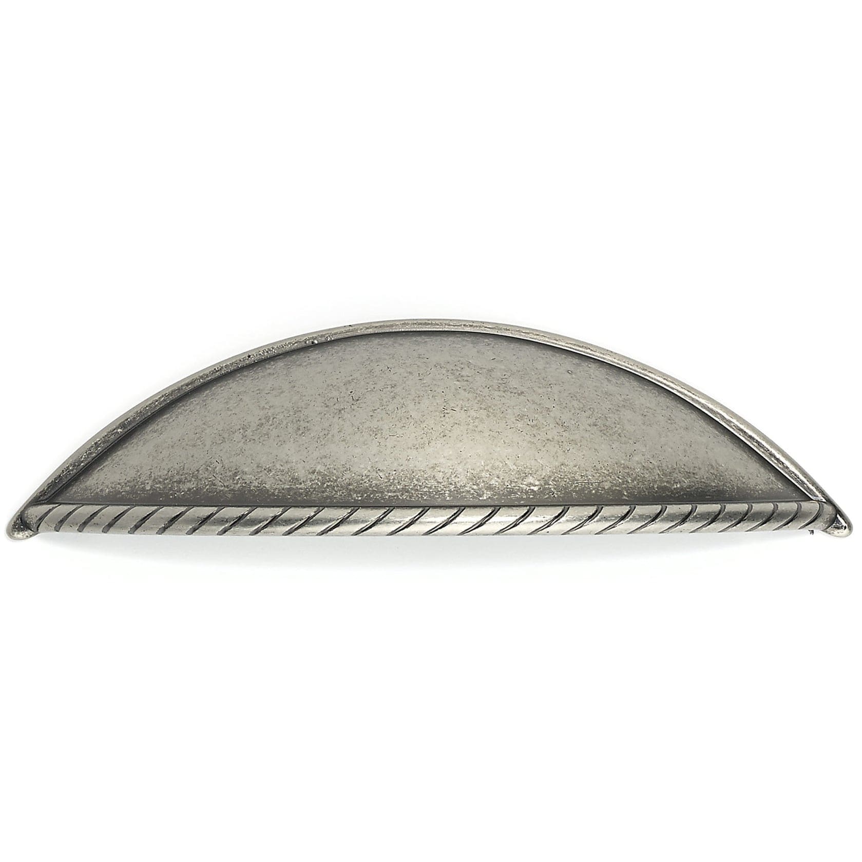 Traditional Pull, 3-3/4" Center-to-Center, Pewter alt 0