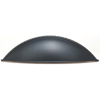 Traditional Pull, 3-3/4" Center-to-Center, Brushed Oil-Rubbed Bronze alt 0