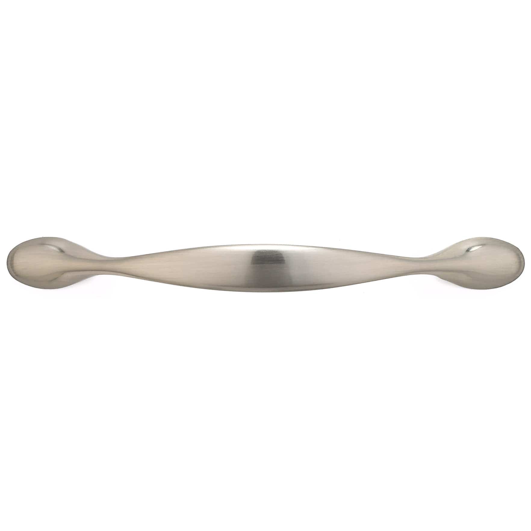 Traditional Pull, 3-3/4" Center-to-Center, Brushed Nickel alt 0