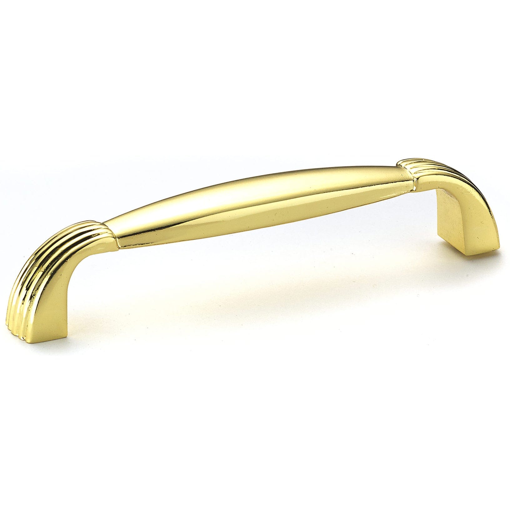 Contemporary Pull, 3-3/4" Center-to-Center, Brass alt 0