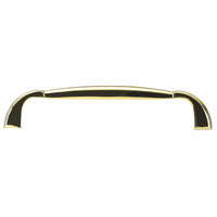 Contemporary Pull, 3-3/4" Center-to-Center, Brass alt 0