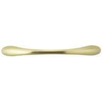 Contemporary Pull, 3-3/4" Center-to-Center, Satin Brass alt 0