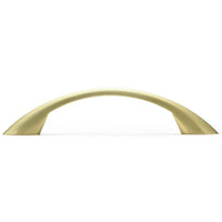 Contemporary Pull, 3-3/4" Center-to-Center, Satin Brass alt 0