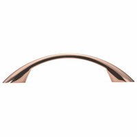 Contemporary Pull, 3-3/4" Center-to-Center, Polished Copper alt 0