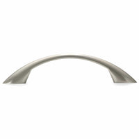 Contemporary Pull, 3-3/4" Center-to-Center, Brushed Nickel alt 0