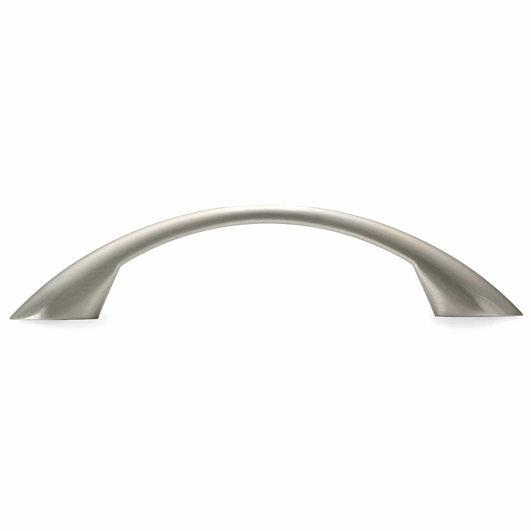 Contemporary Pull, 3-3/4" Center-to-Center, Brushed Nickel alt 0