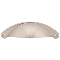Traditional Cup Pull, 2-1/2" Center-to-Center, Brushed Nickel alt 0