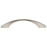 Traditional Pull, 3-3/4" Center-to-Center, Brushed Nickel alt 0