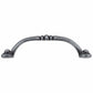 Traditional Pull, 3-3/4" Center-to-Center, Wrought Iron alt 0