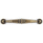 Traditional Pull, 3-3/4" Center-to-Center, Burnished Brass alt 0