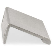 Contemporary Edge Pull, 5-1/16" Center-to-Center, Stainless Steel alt 0