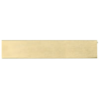 Contemporary Edge Pull, 7-9/16" Center-to-Center, Satin Gold alt 0