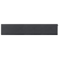 Contemporary Edge Pull, 7-9/16" Center-to-Center, Brushed Black alt 0