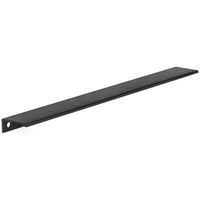 Contemporary Edge Pull, 16-3/8" Center-to-Center, Brushed Black alt 0