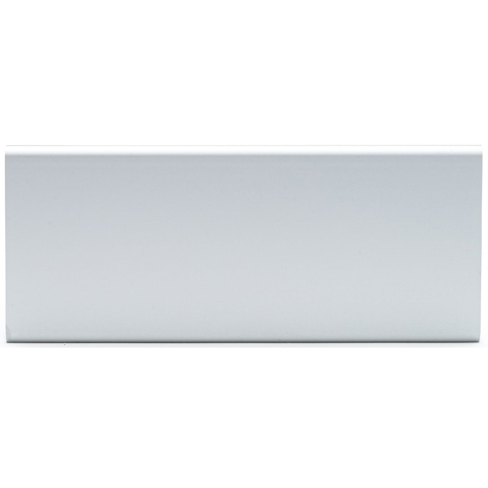 Contemporary Edge Pull, 3-1/8" Center-to-Center, Aluminum alt 0