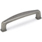 Transitional Pull, 3-3/4" Center-to-Center, Pewter alt 0