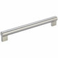 Contemporary Pull, 10-1/8" Center-to-Center, Brushed Nickel alt 0